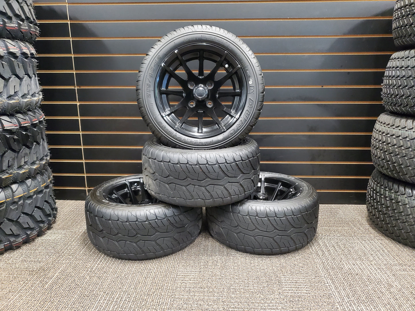 Please call for full inventory of wheels and tires, both new and used! We offer all standard sizes as well as off-road and oversized tires!