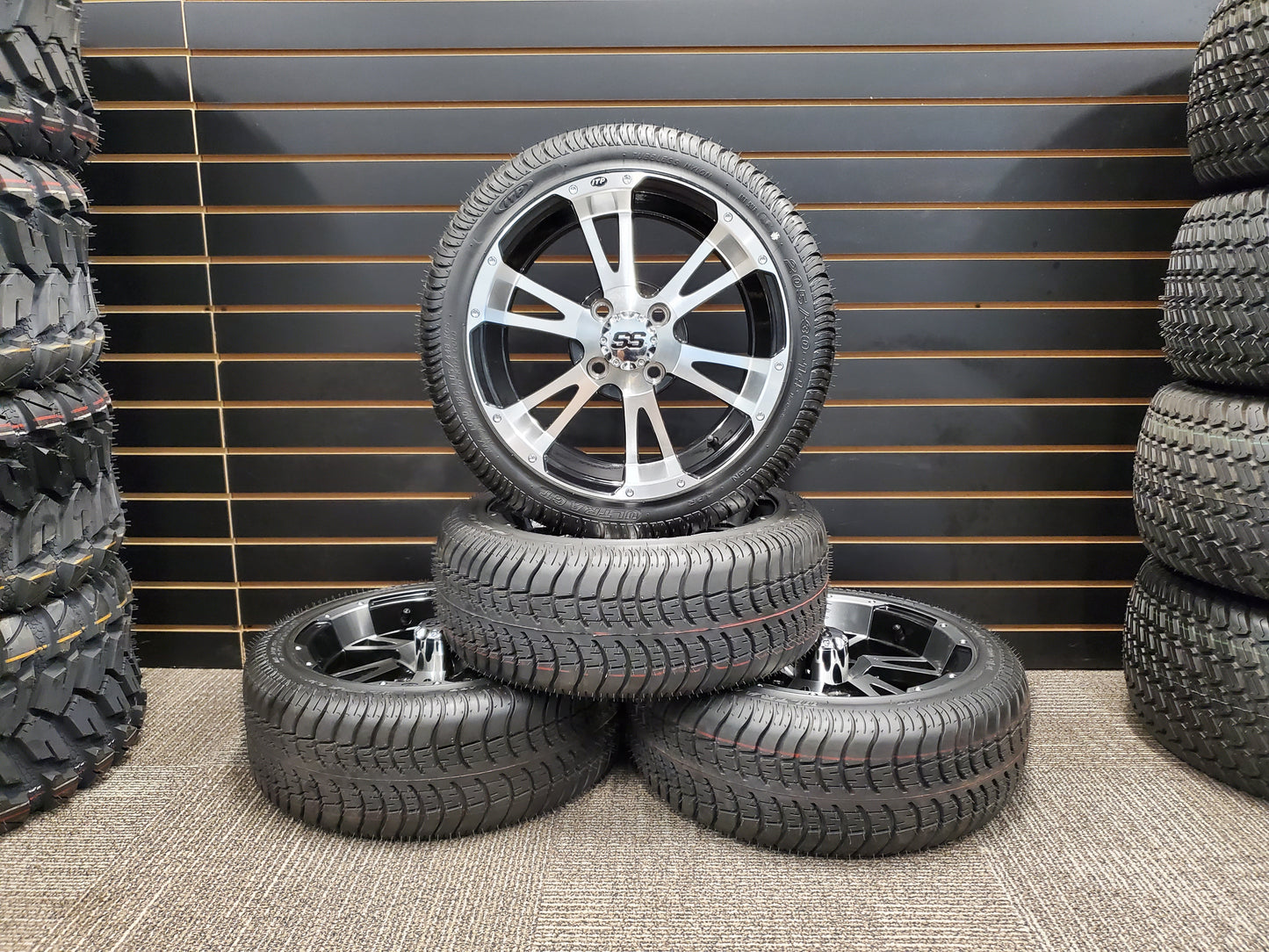 Please call for full inventory of wheels and tires, both new and used! We offer all standard sizes as well as off-road and oversized tires!